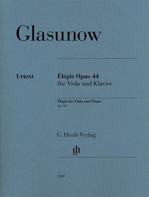 Élégie Opus 44 für Viola und Klavier
